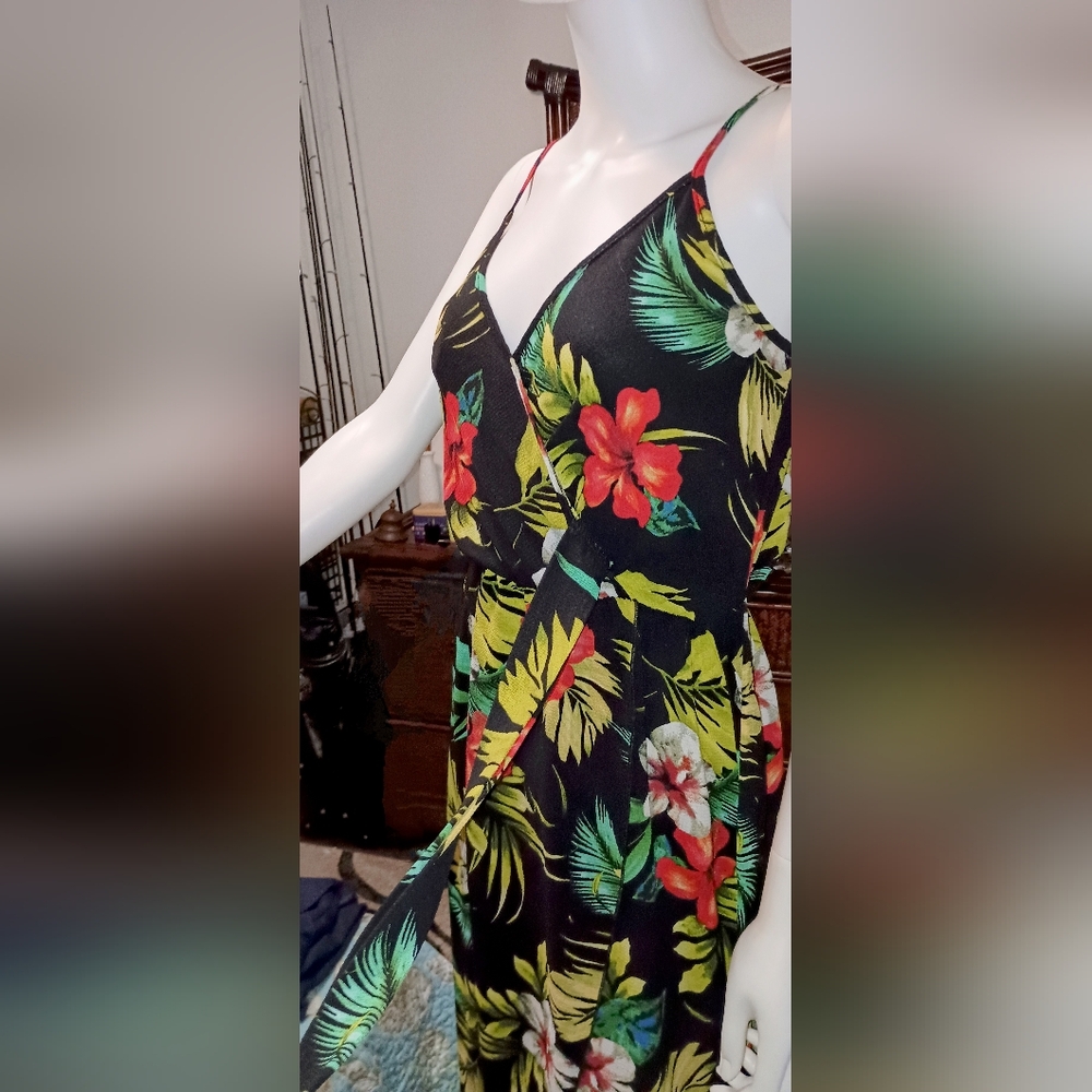 See You Monday Tropical Print Dress